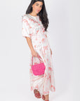 SHANA DRESS (IVORY/PINK) - Dress - Yakira Bella