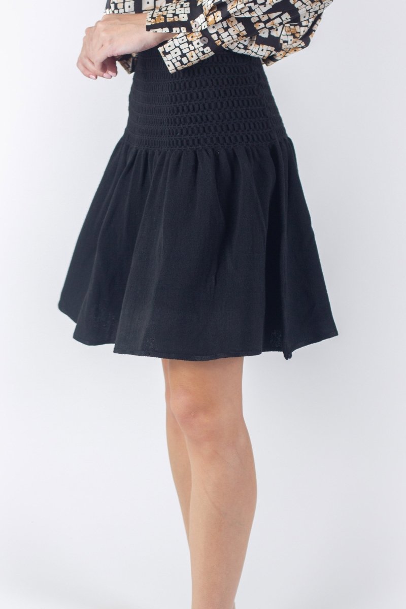 SHELBY SKIRT 20&quot; (BLACK) - Skirt - Yakira Bella