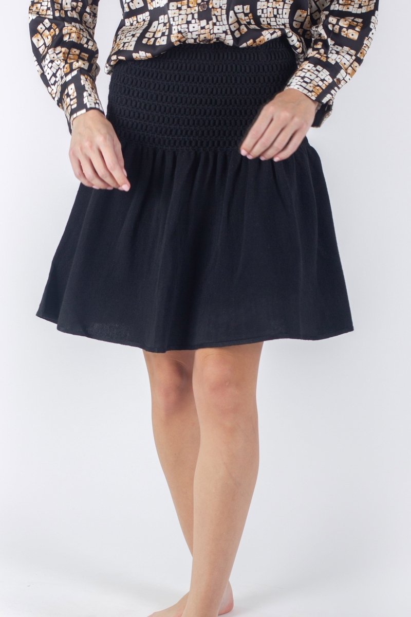 SHELBY SKIRT 20&quot; (BLACK) - Skirt - Yakira Bella