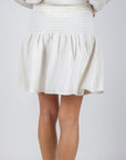 SHELBY SKIRT 20" (IVORY) - Skirt - Yakira Bella