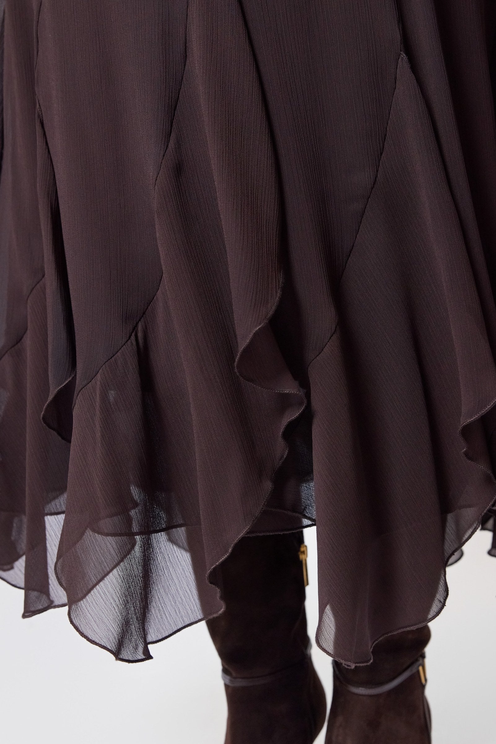 Aimee Skirt (Dark Brown)