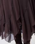 Aimee Skirt (Dark Brown)