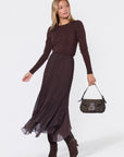Aimee Skirt (Dark Brown)