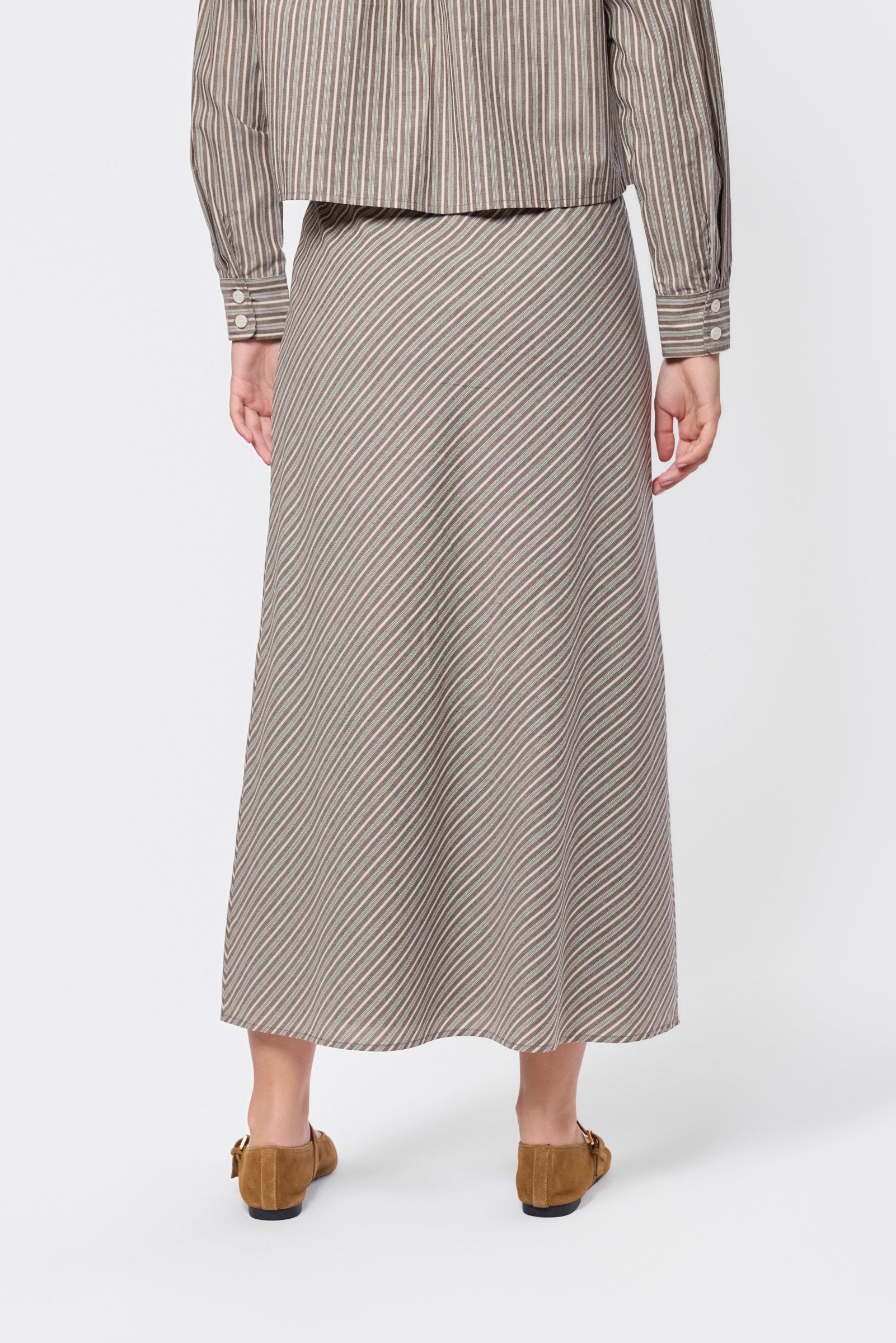 Anita Skirt (Brown/Sage)