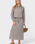 Anita Skirt (Brown/Sage)
