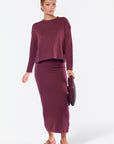 Medina Top (Burgundy)