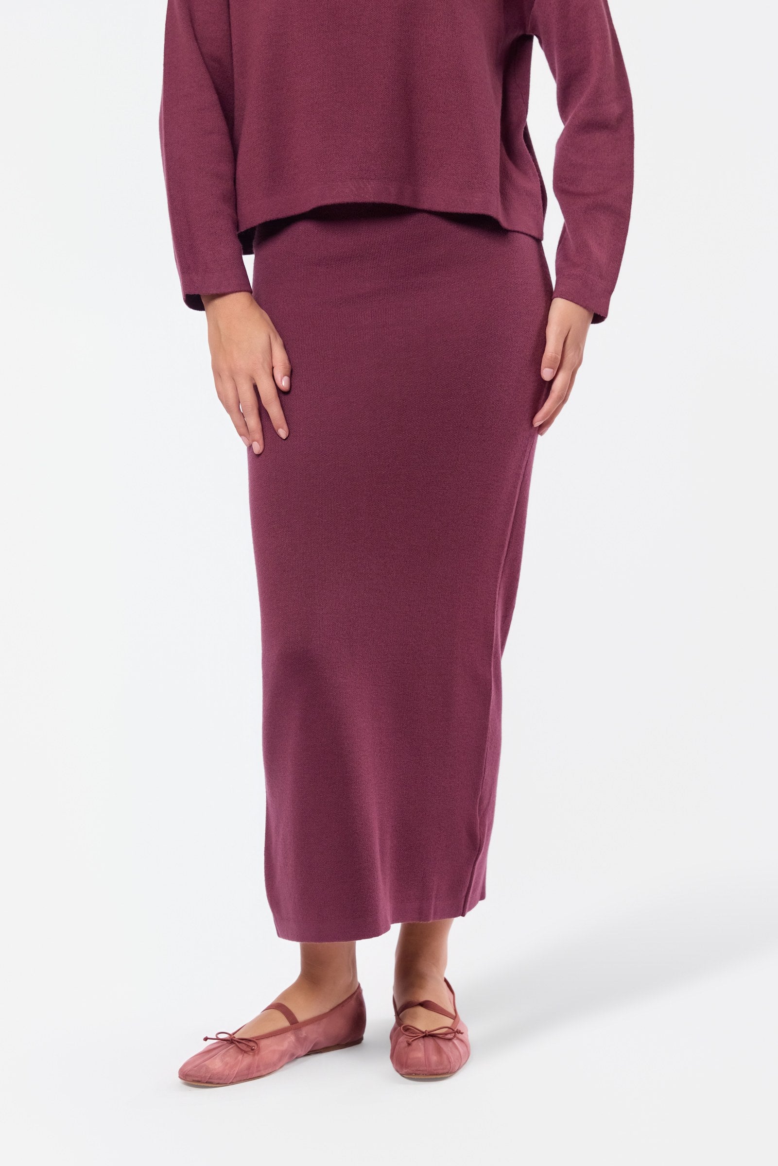 Medina Skirt (Burgundy)
