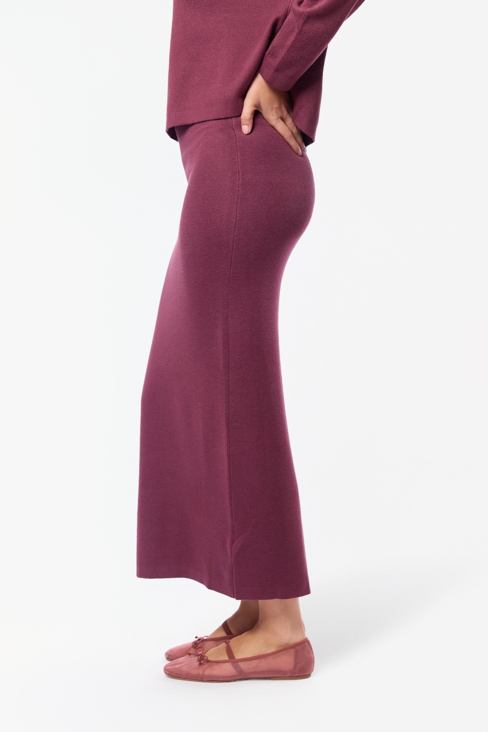 Medina Skirt (Burgundy)