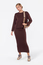Medina Skirt (Dark Brown)