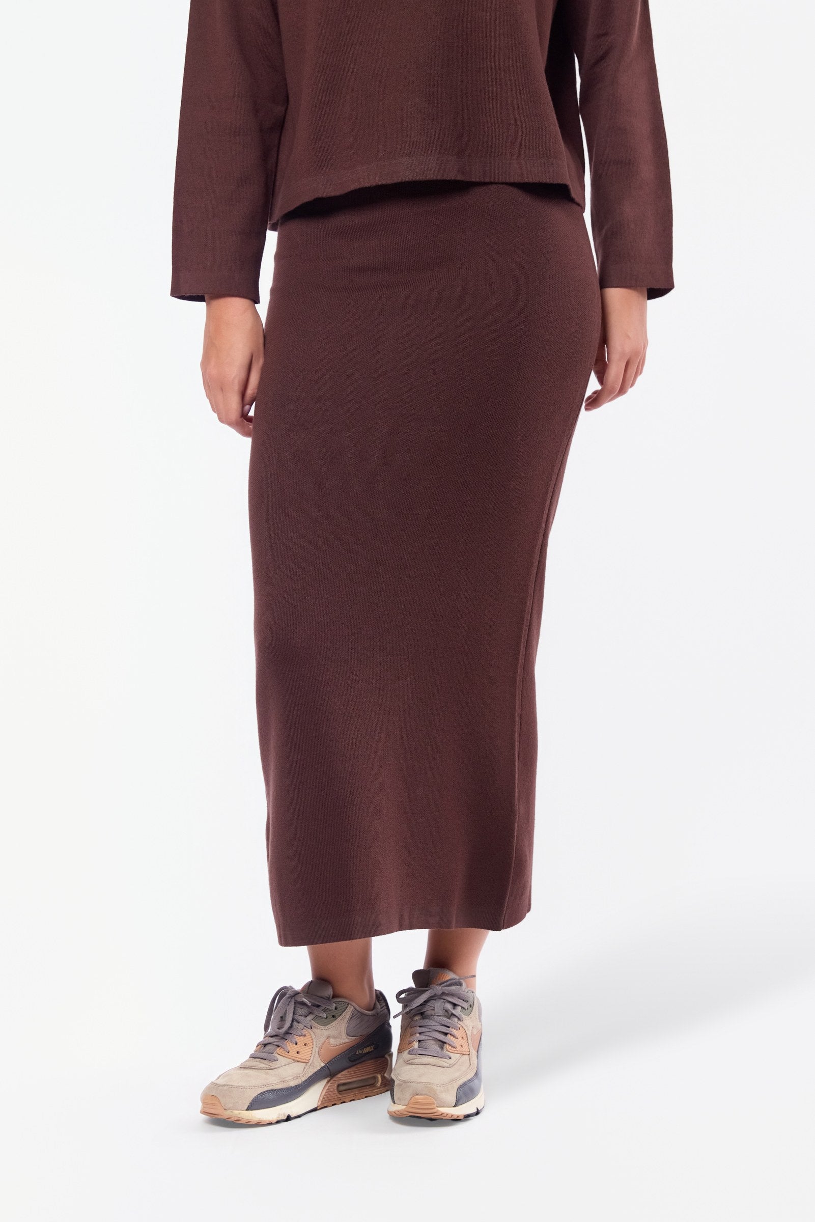 Medina Skirt (Dark Brown)