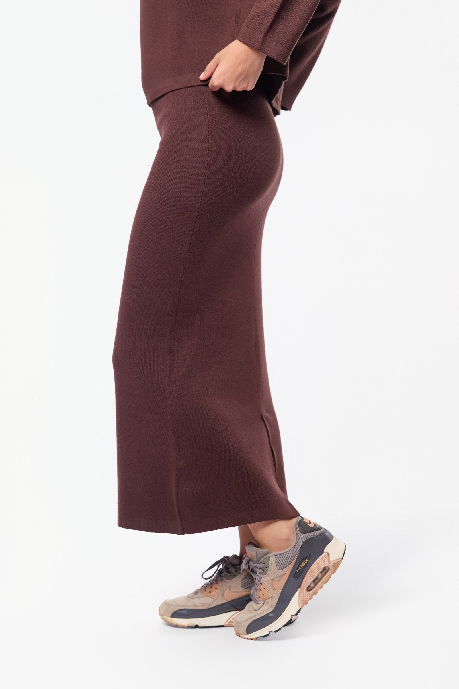 Medina Skirt (Dark Brown)