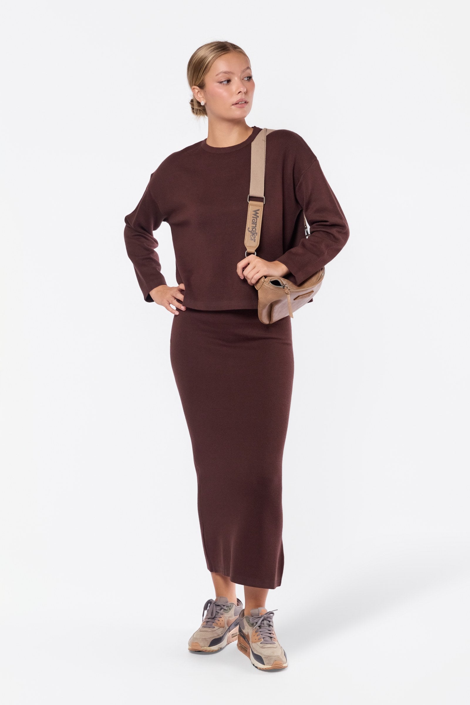Medina Skirt (Dark Brown)