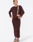 Medina Skirt (Dark Brown)