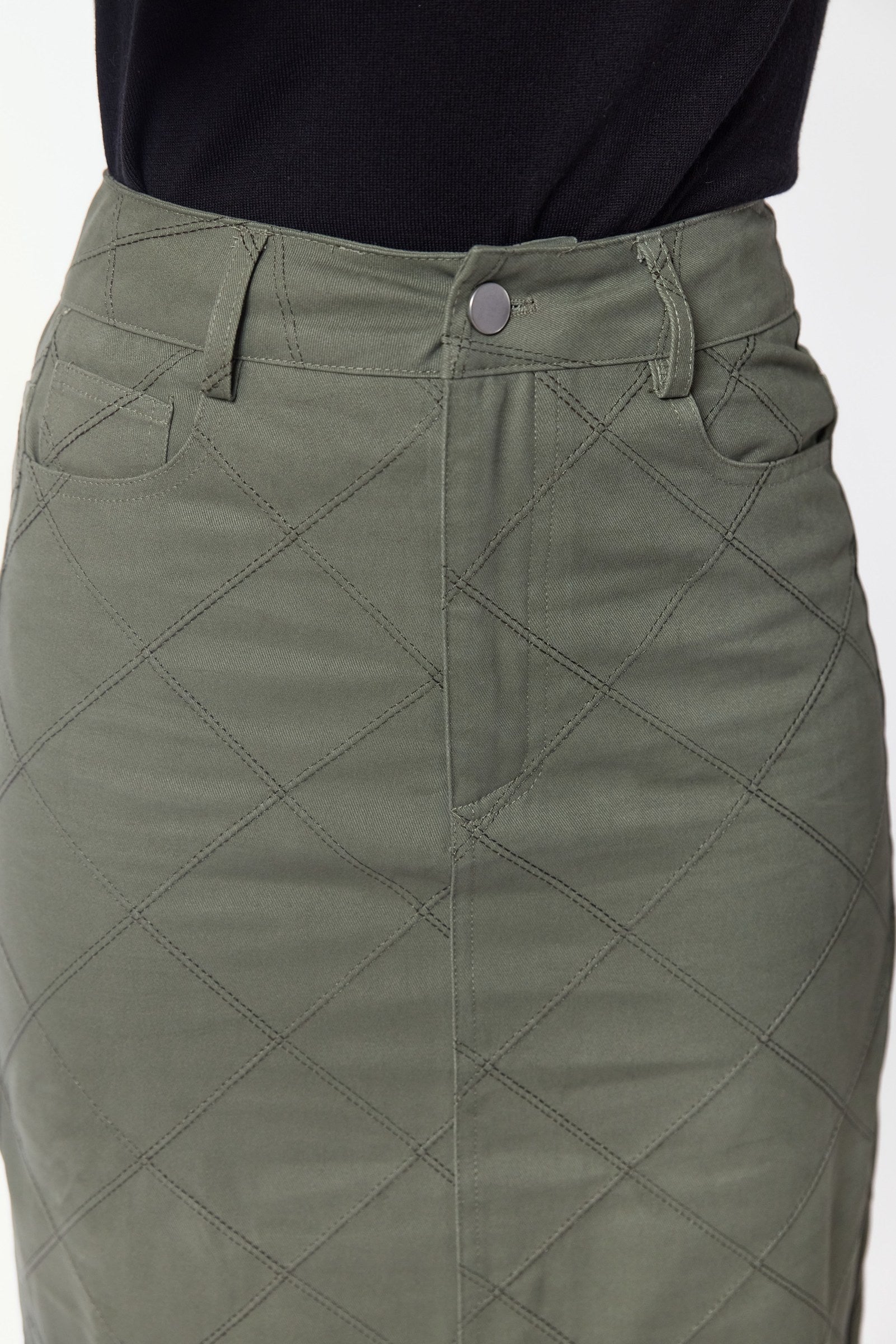 Indra Skirt (Olive Green)