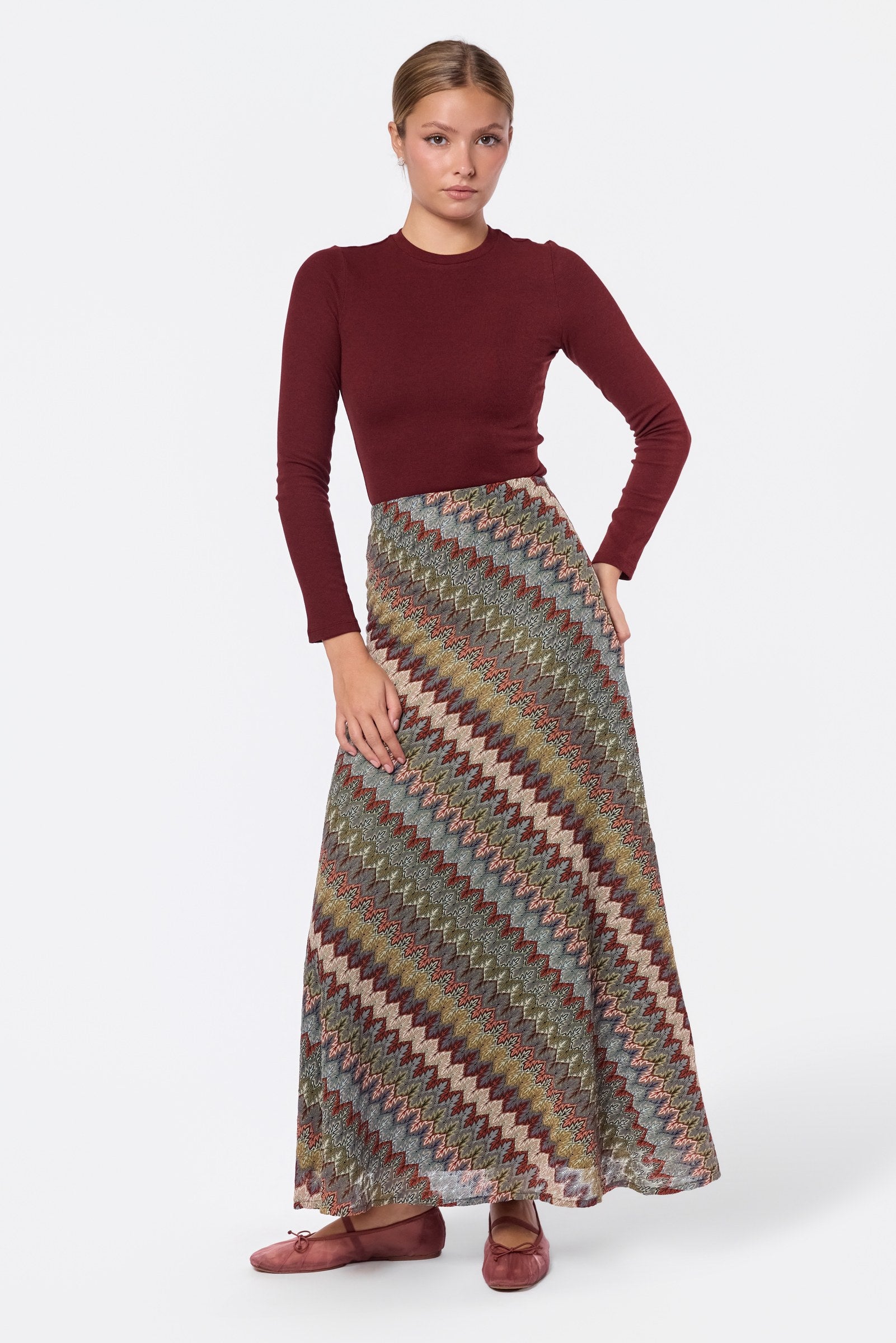 Tina Top (Burgundy)