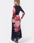 Juliana Dress (Black Ground)