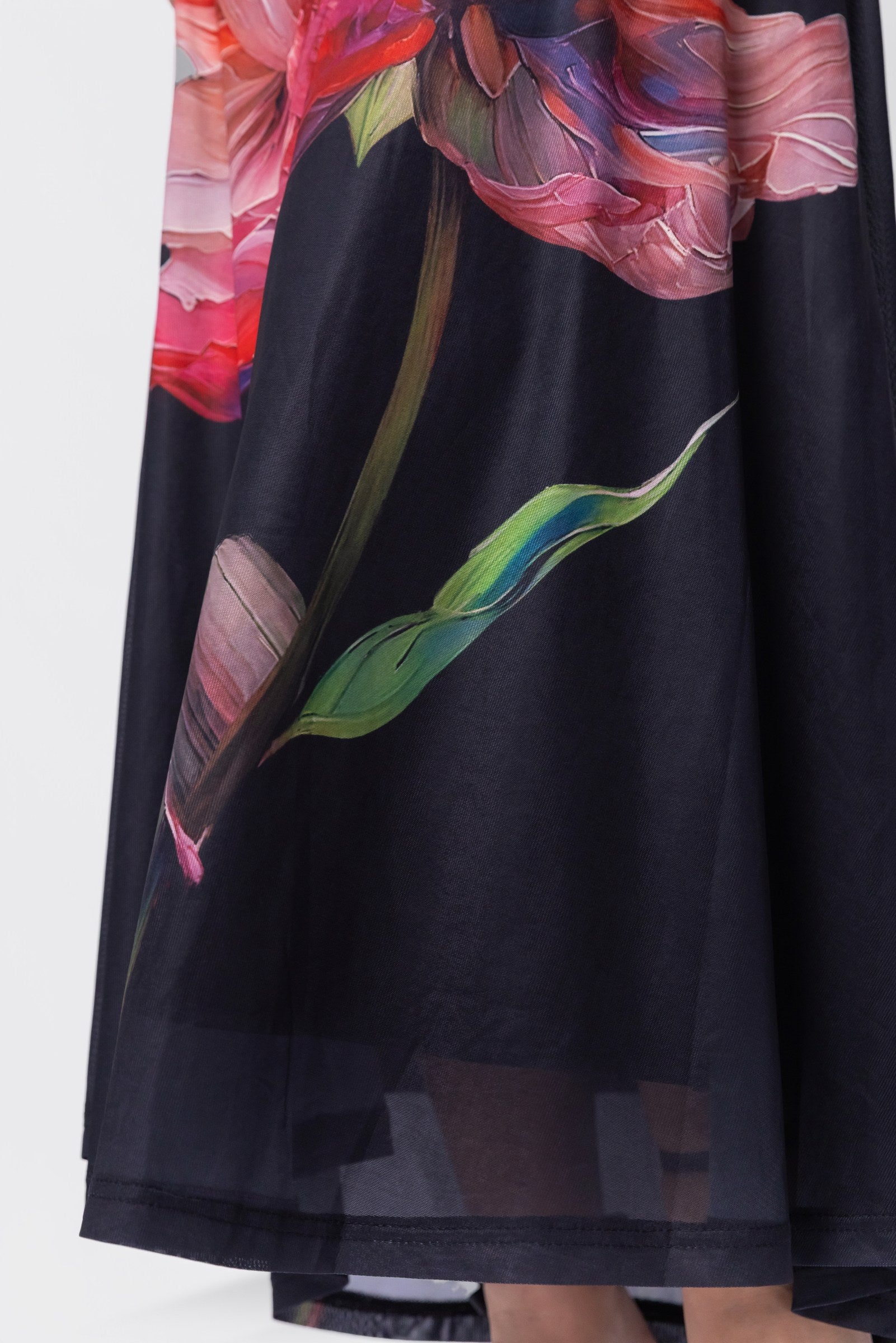 Juliana Dress (Black Ground)
