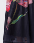 Juliana Dress (Black Ground)