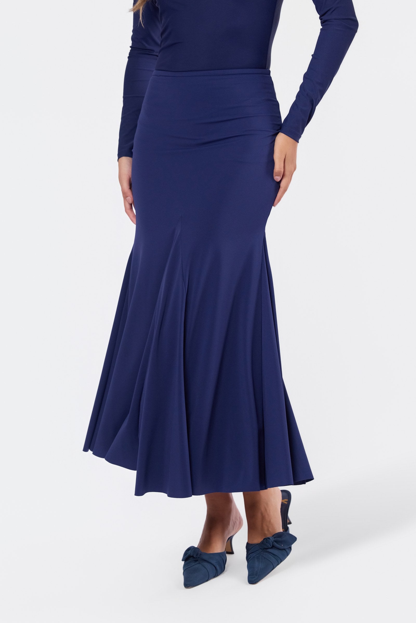 Natalia Skirt (Navy Solid)