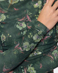 Alia Dress (Olive Green Ground)