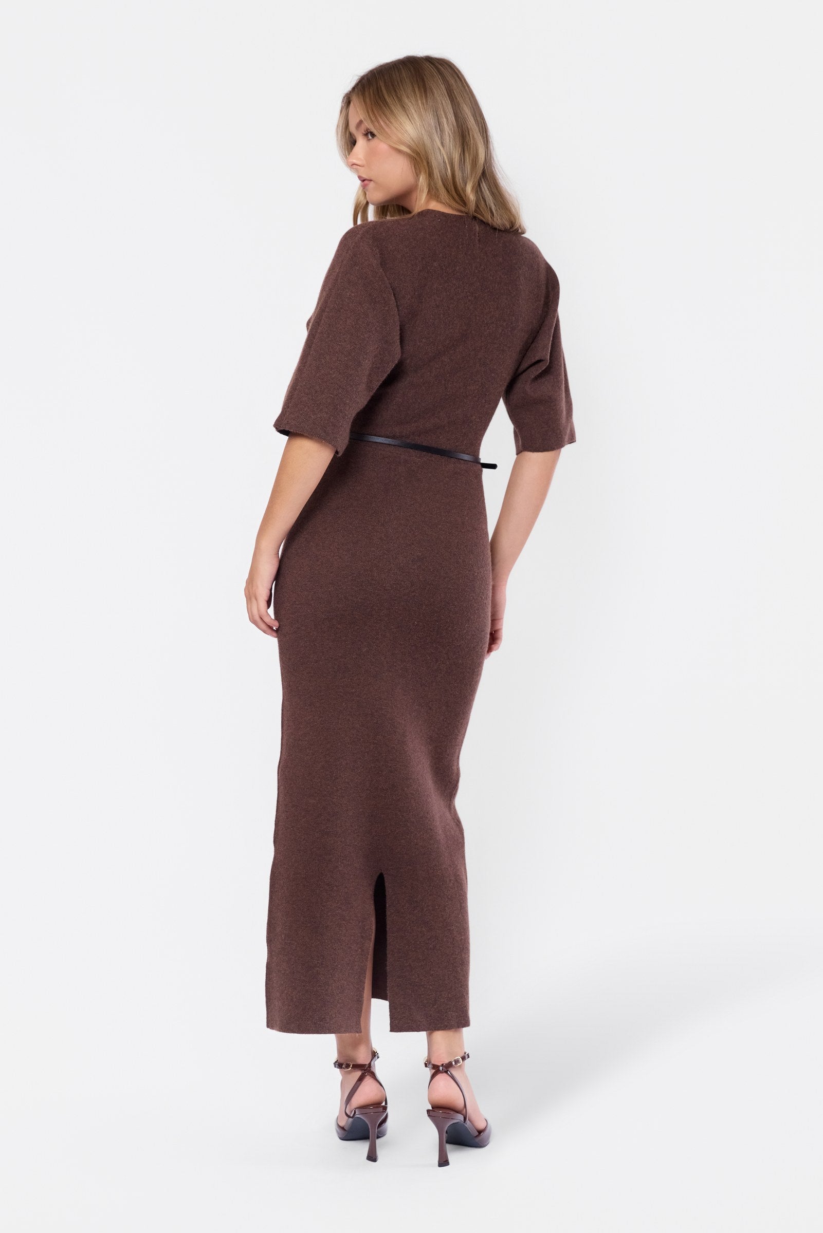 Larisa Dress (Brown)