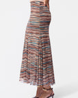 Natalia Skirt (Burgundy Teal)