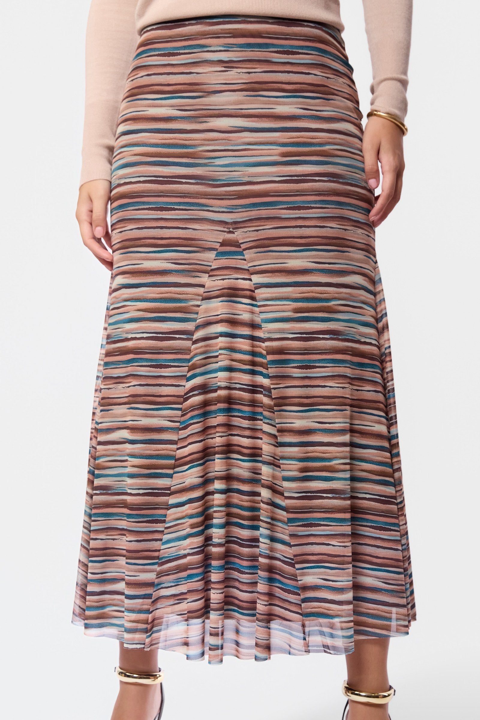 Natalia Skirt (Burgundy Teal)