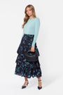 Suri Skirt (Black/Blue)