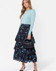 Suri Skirt (Black/Blue)