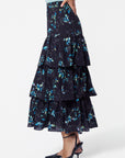 Suri Skirt (Black/Blue)