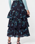 Suri Skirt (Black/Blue)