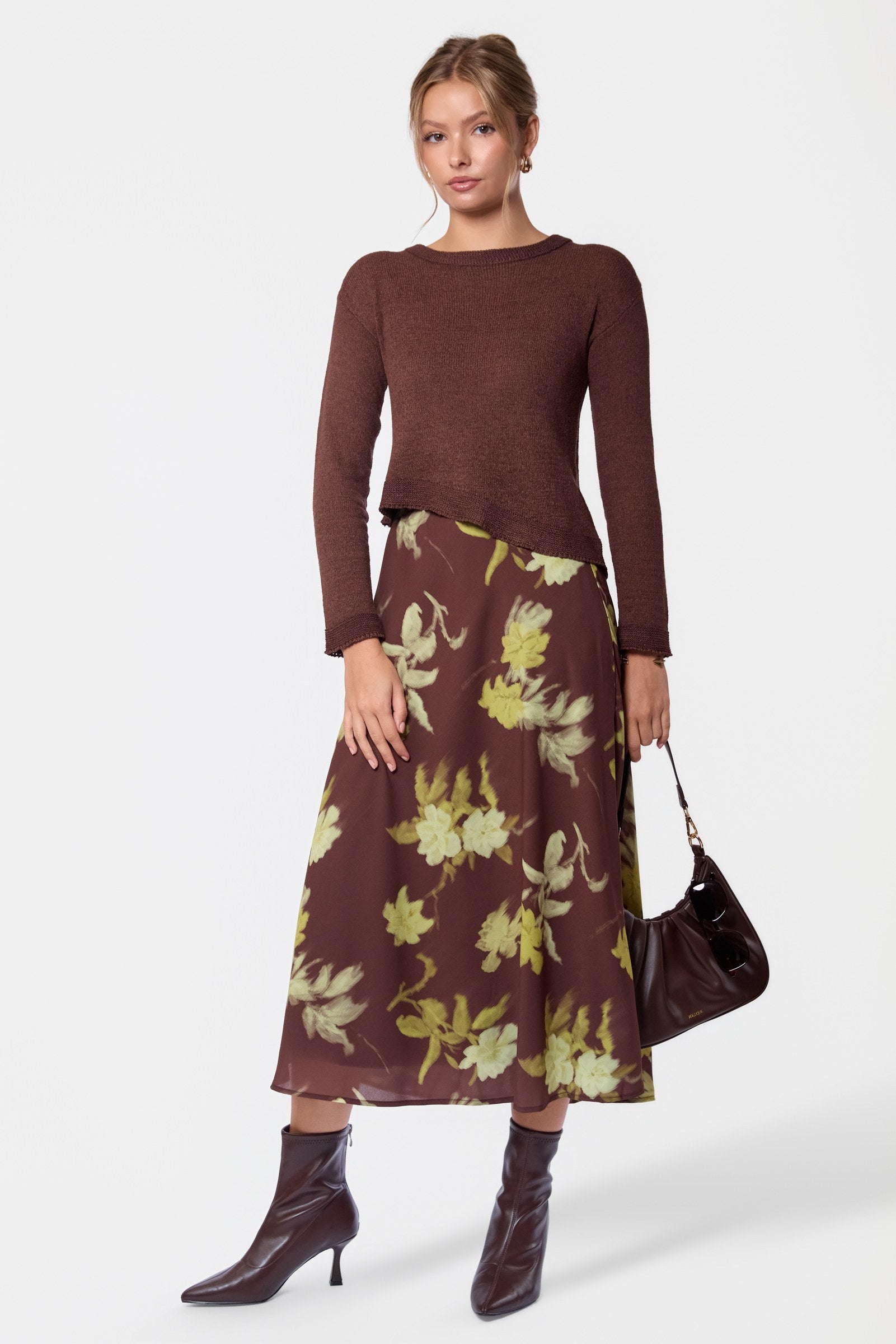 Dakota Skirt (Brown Ground)