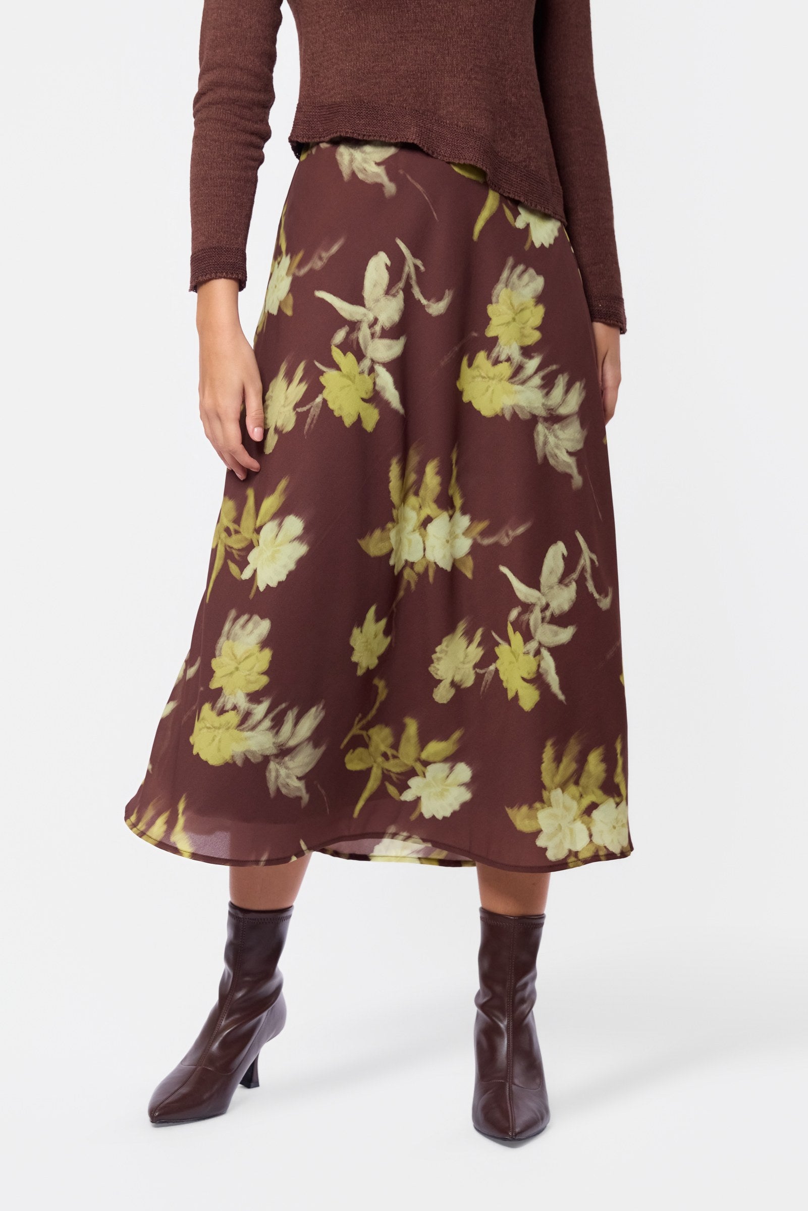 Dakota Skirt (Brown Ground)