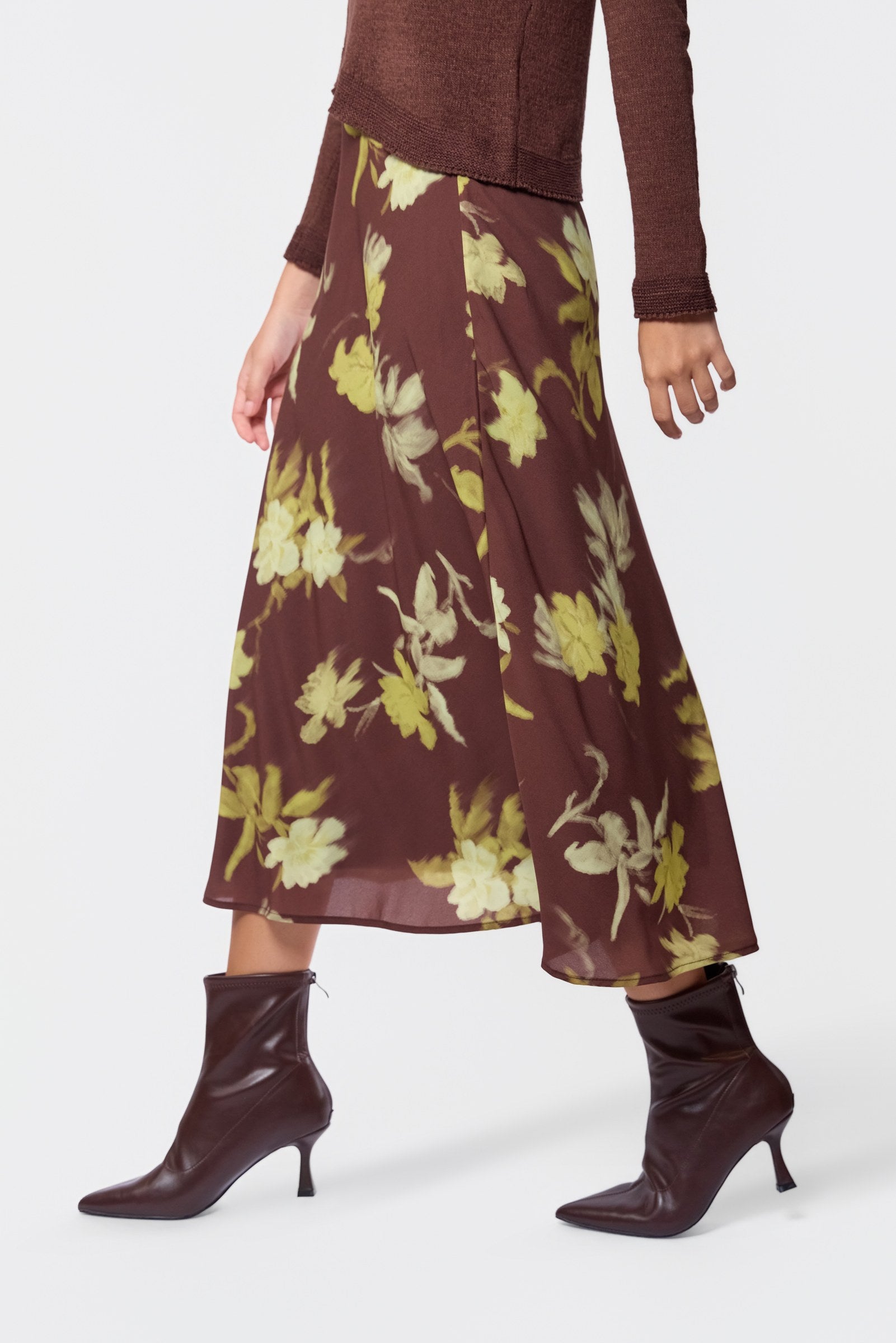 Dakota Skirt (Brown Ground)