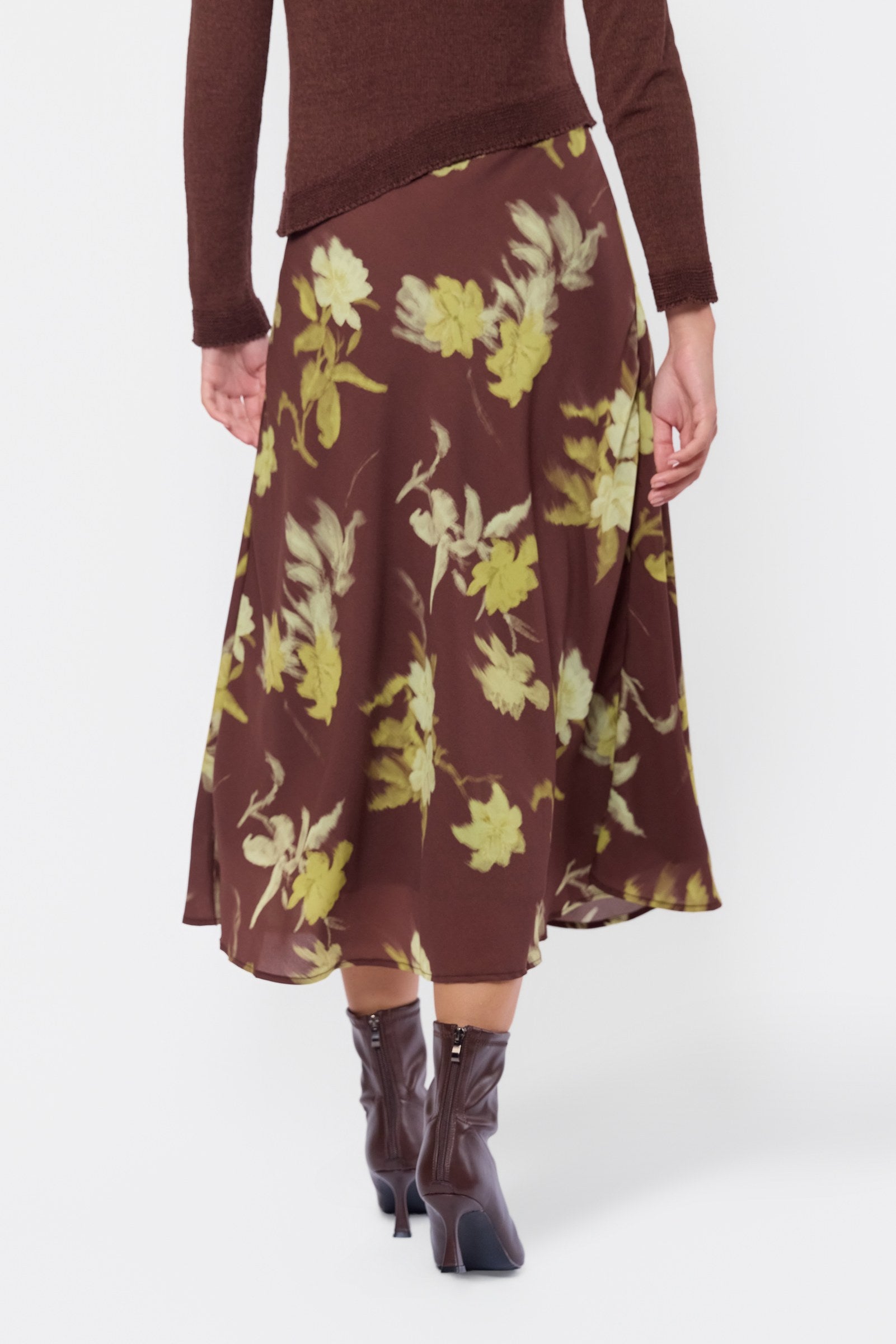 Dakota Skirt (Brown Ground)