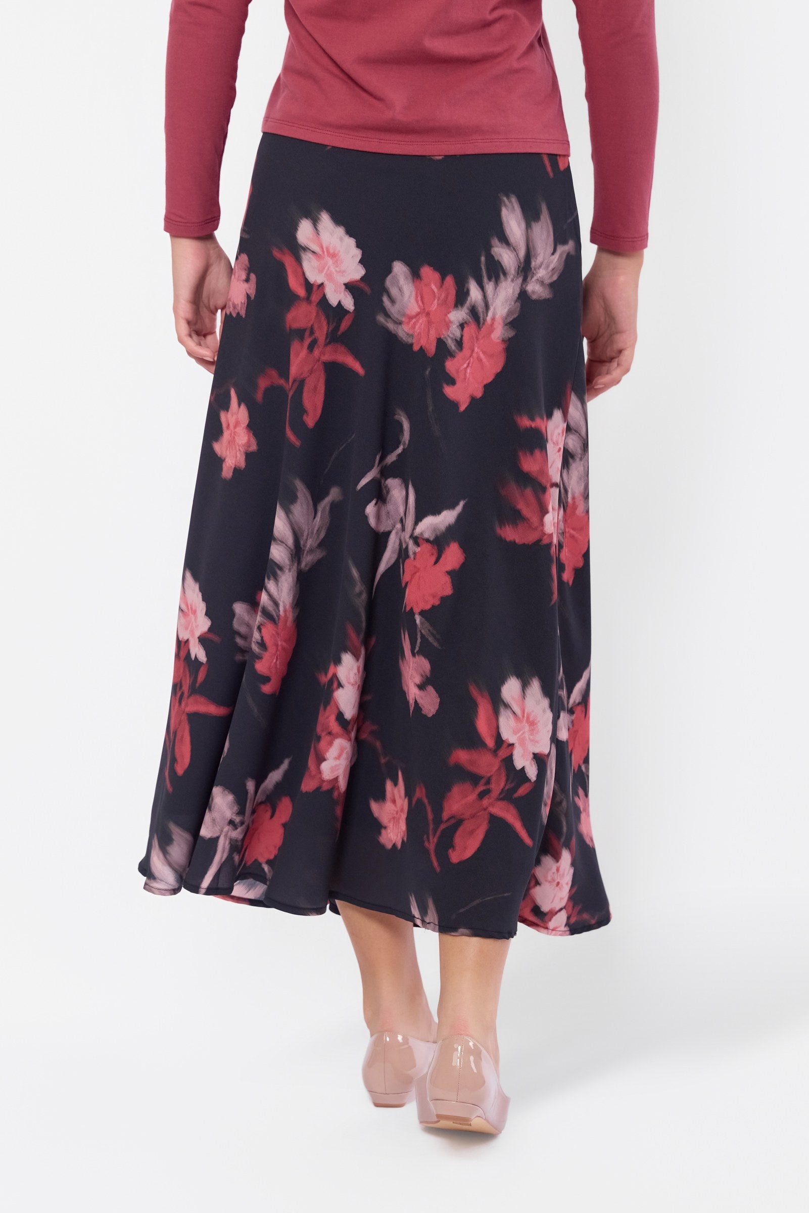 Dakota Skirt (Black Pink)