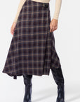 Foley Skirt (Black Plaid)