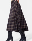 Foley Skirt (Black Plaid)