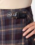 Foley Skirt (Black Plaid)
