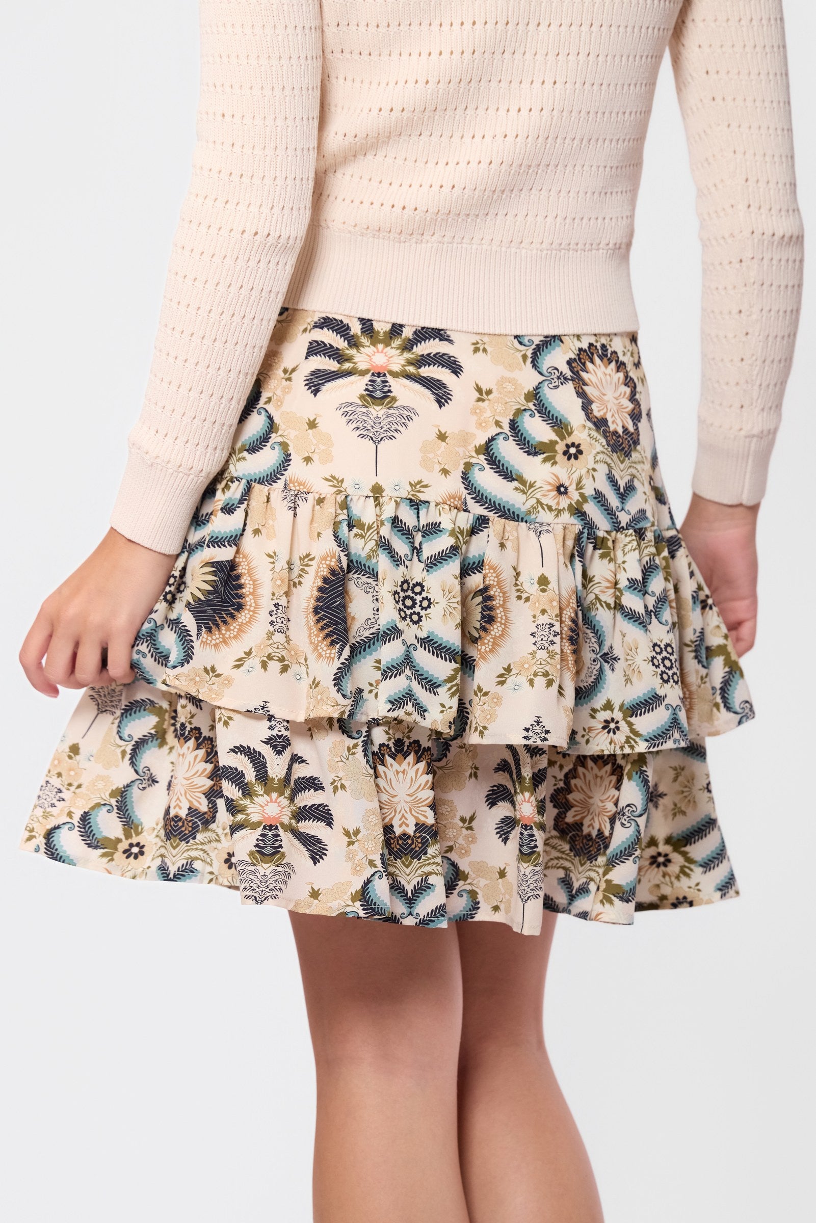 Tessa Skirt (Ivory Ground)