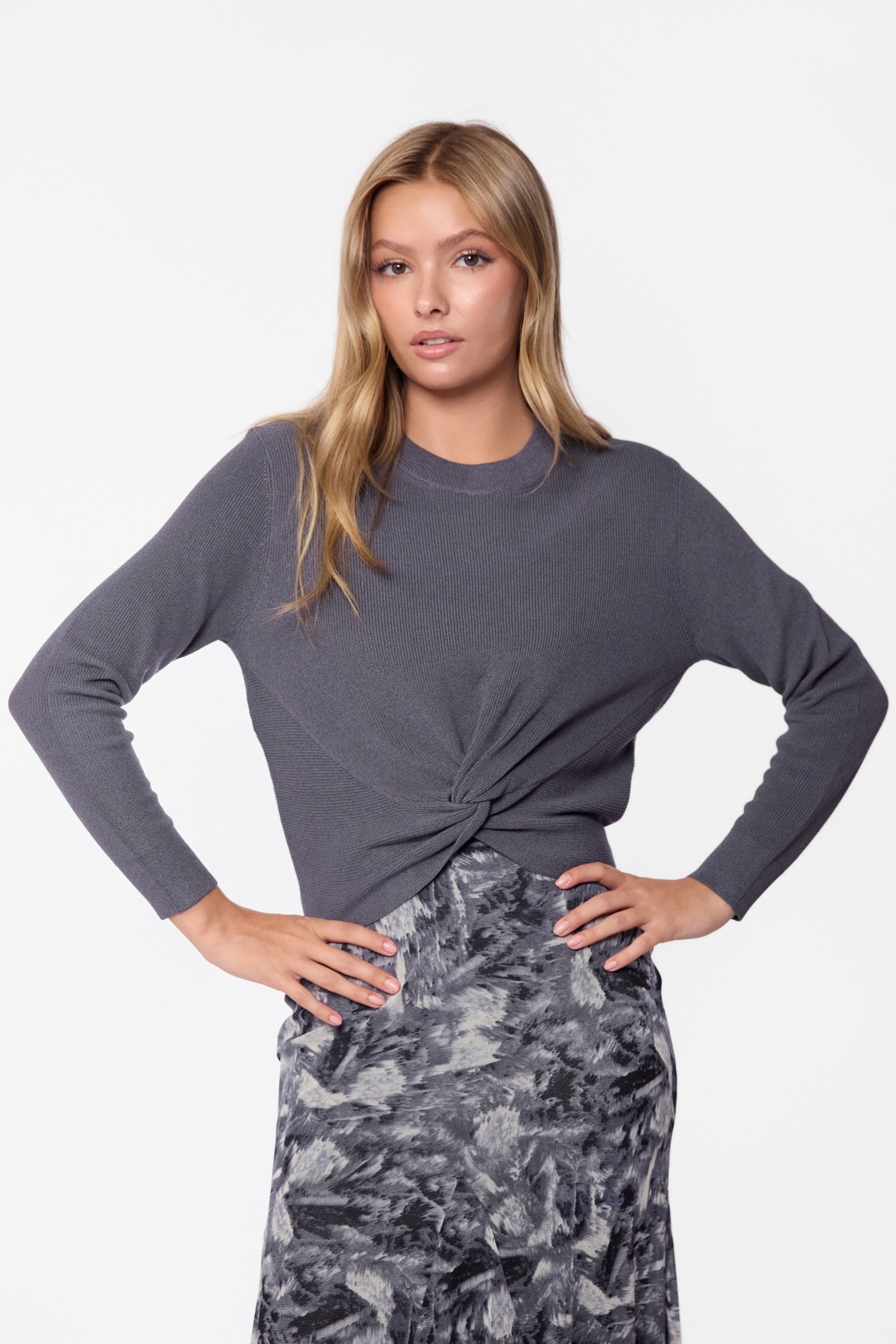 Mia Top (Grey)
