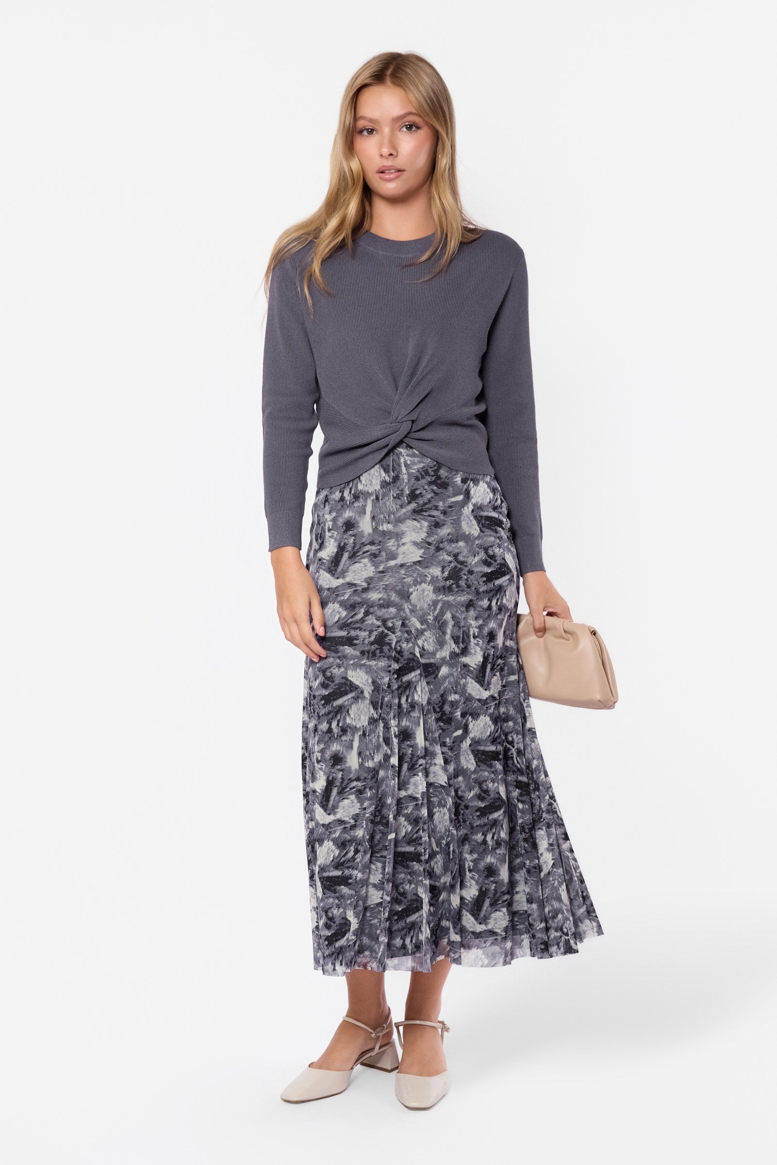 Natalia Skirt (Grey)