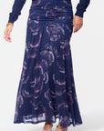 Miri Skirt (Purple Pattern)
