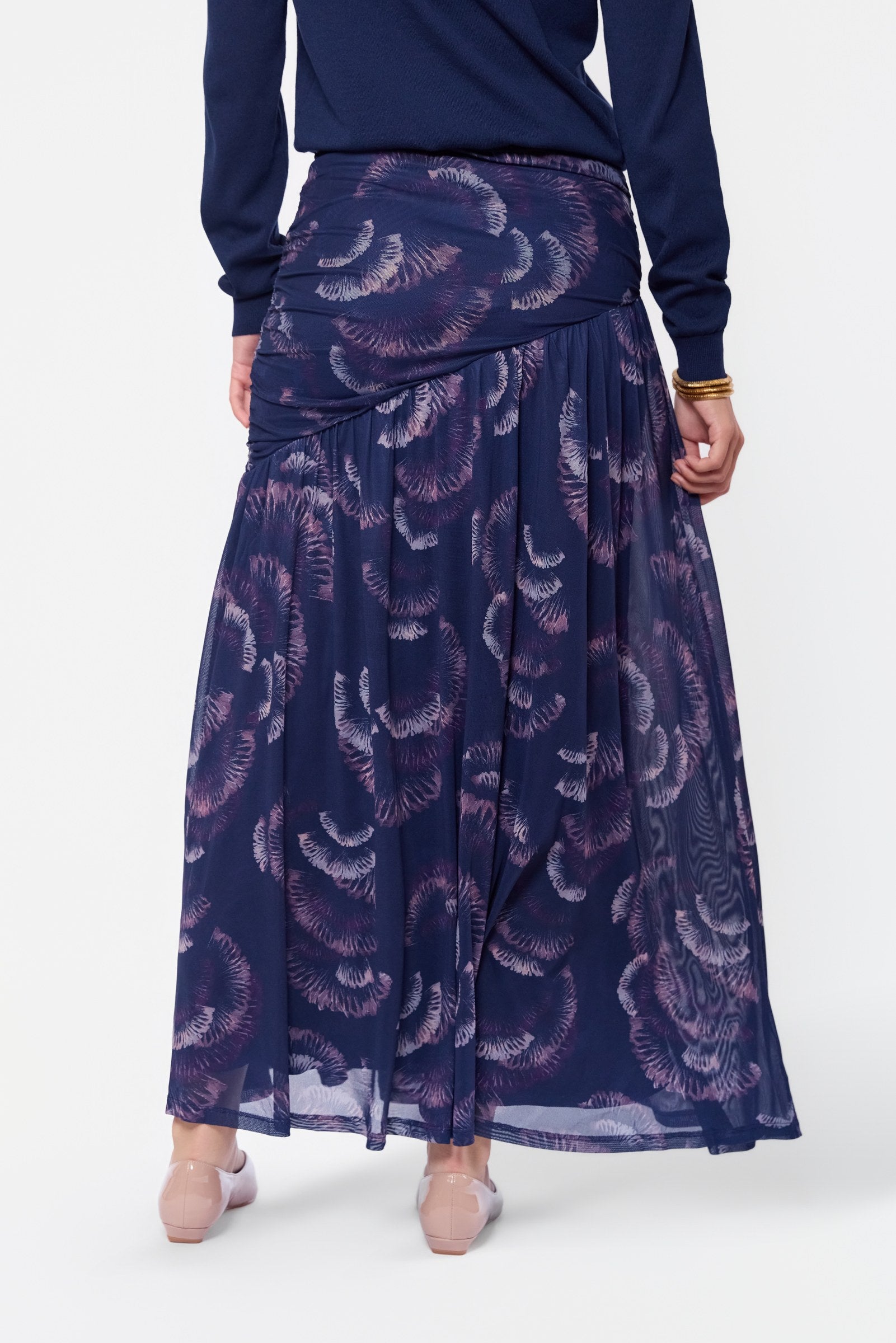 Miri Skirt (Purple Pattern)