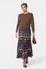 Natalia Skirt (Brown Multi)