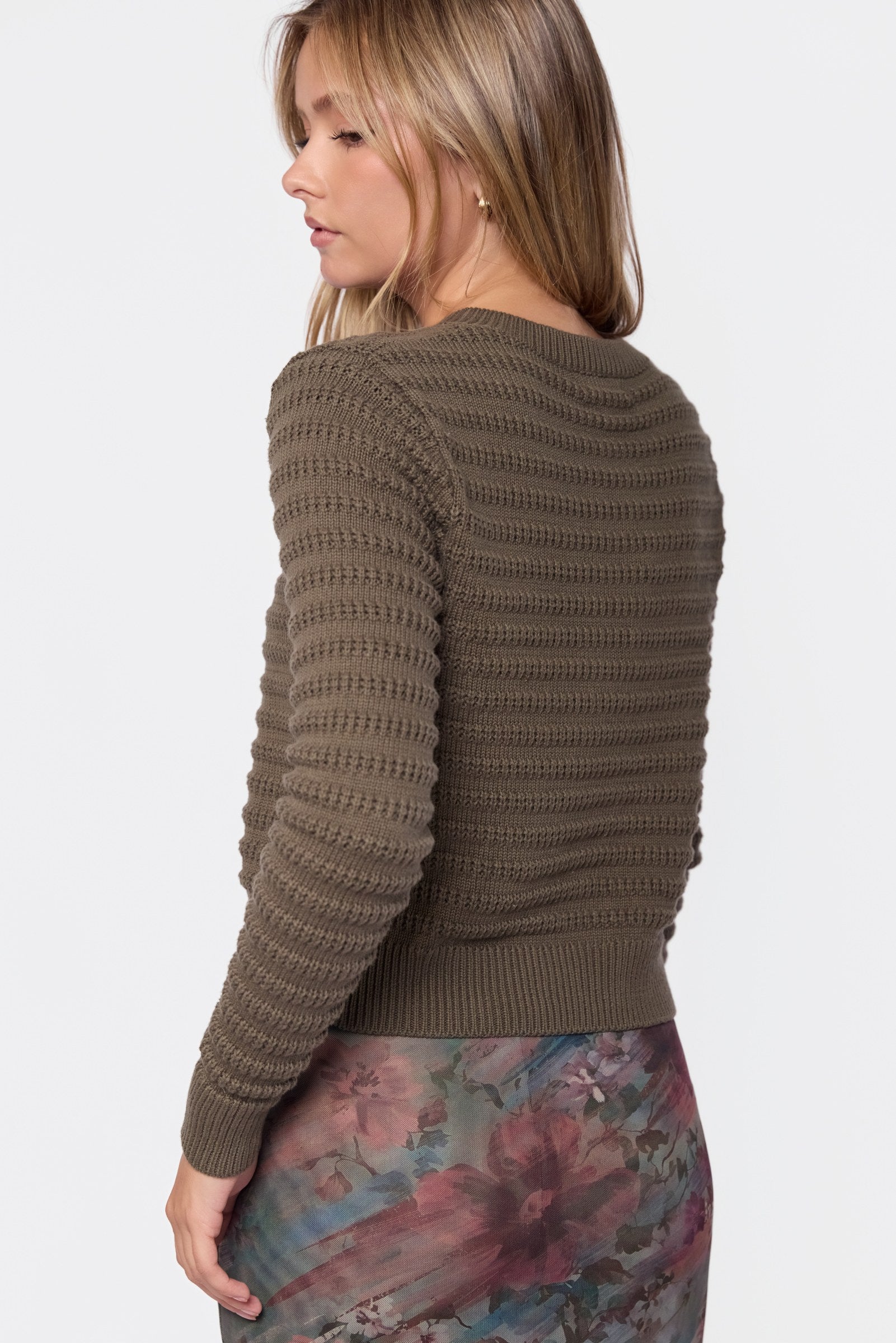 Lucca Cardigan (Olive Green)