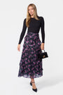Laurel Skirt (Black/Pink)