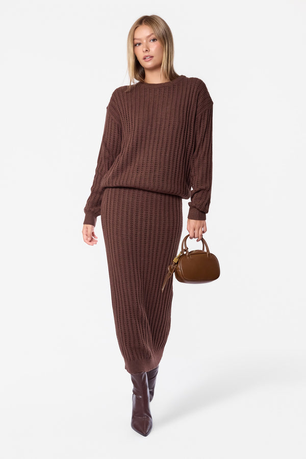 Kendall Skirt (Brown)
