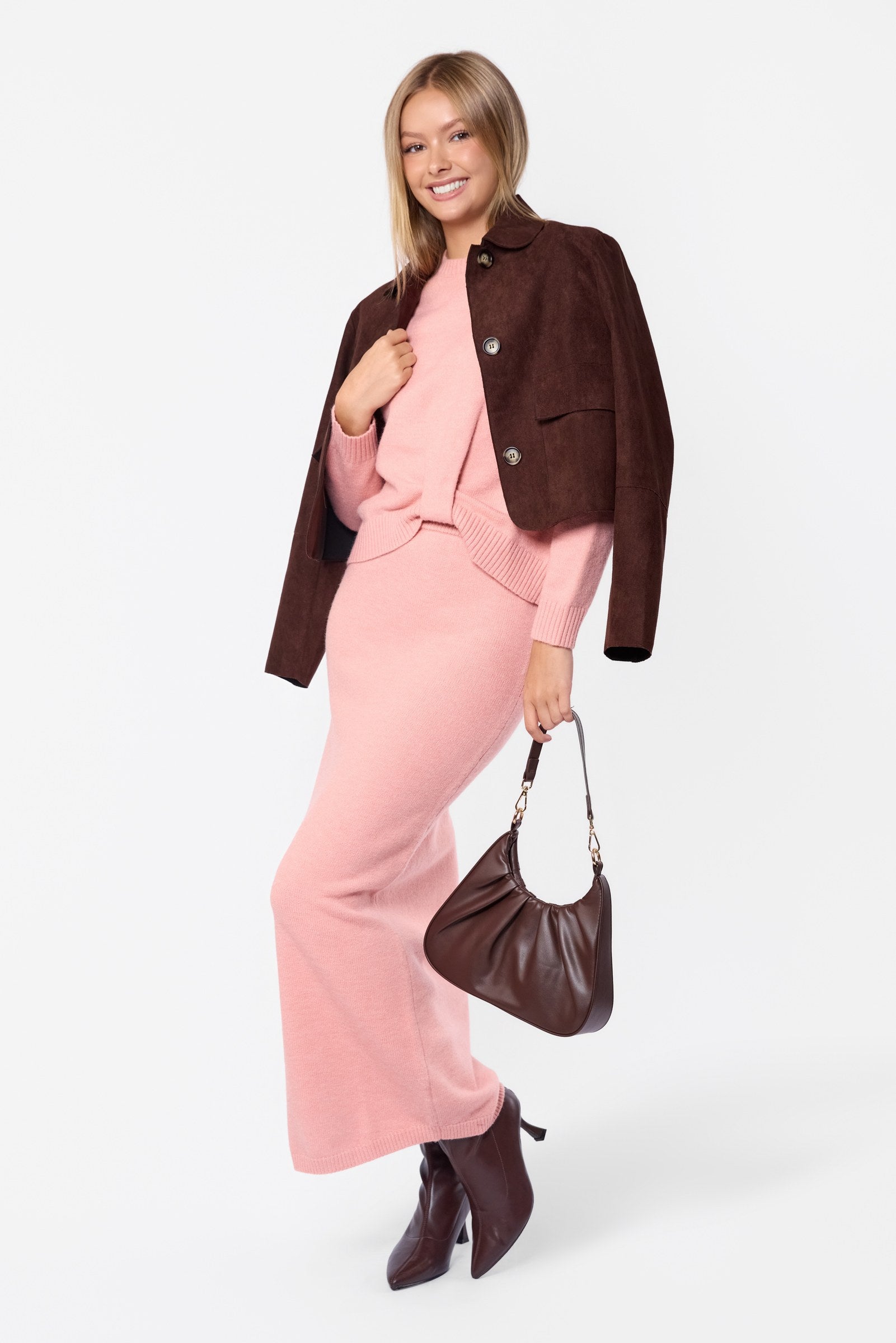 Sari Skirt (Light Pink)