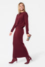 Sari Top (Burgundy)